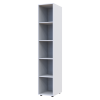 Regal Doros B1S Weiß / Ewok Eiche 81x30x210 (41516039)