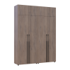 Kleiderschrank mit Aufsatz Doros Kasper Cremona Cannolo 2+2 Türen 180x50x245 (42005523)