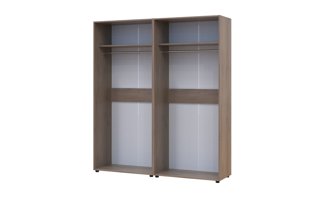 Kleiderschrank Doros Kasper Cremona Cannolo 2+2 Türen 180x50x204 (42005513)