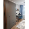 Kleiderschrank Doros Gelar mit Drehtüren Graphitgrau 3 Türen 116,2x49,5x203,4 (80737074)