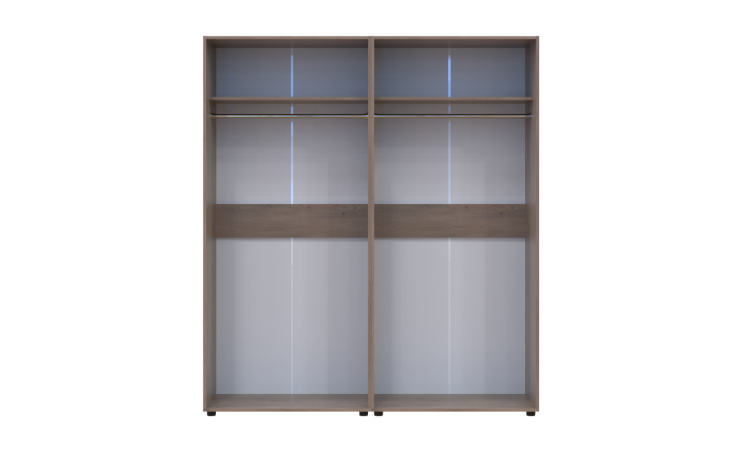 Kleiderschrank Doros Kasper Cremona Cannolo 2+2 Türen 180x50x204 (42005513)