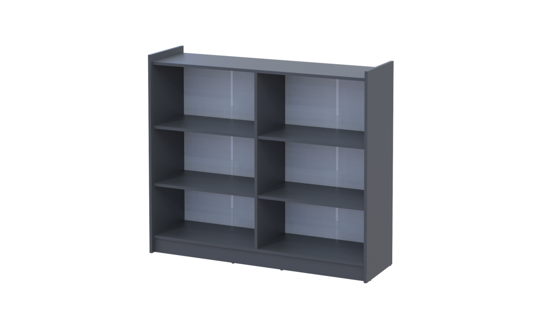 Schuhschrank Doros Kassel mit Spiegel Graphit 4 Türen 128×40×110 (42005498)