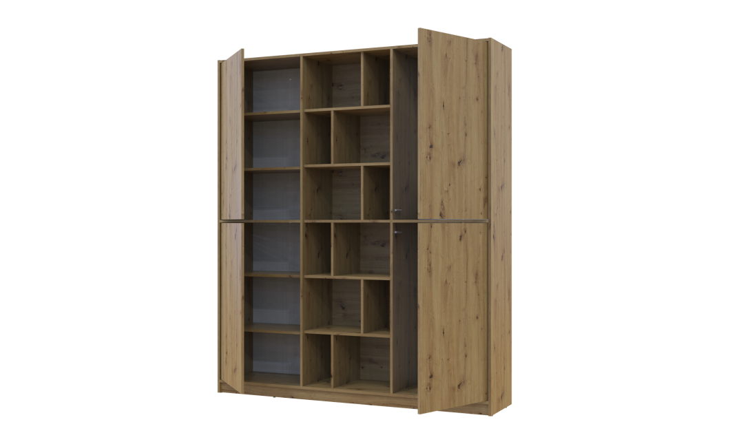 Kleiderschrank Doros Morgan Artisan Eiche 180x40x210 (44900406)