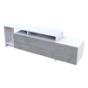 TV-Ständer Doros U2 Beton/Weiß 160x38x48 (41510090)