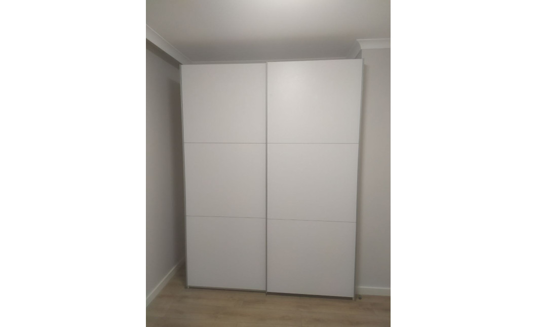 Kleiderschrank Doros G-Caiser Schiebetüren Weiß 2 Türen 180x60x240 (42002108)