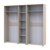 Kleiderschrank Doros Kasper Kaschmir 2+3 Türen 225x50x204 (42005514)