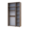 Kleiderschrank mit Aufsatz Doros Kasper Cremona Cannolo 3 Türen 135x50x245 (42005521)