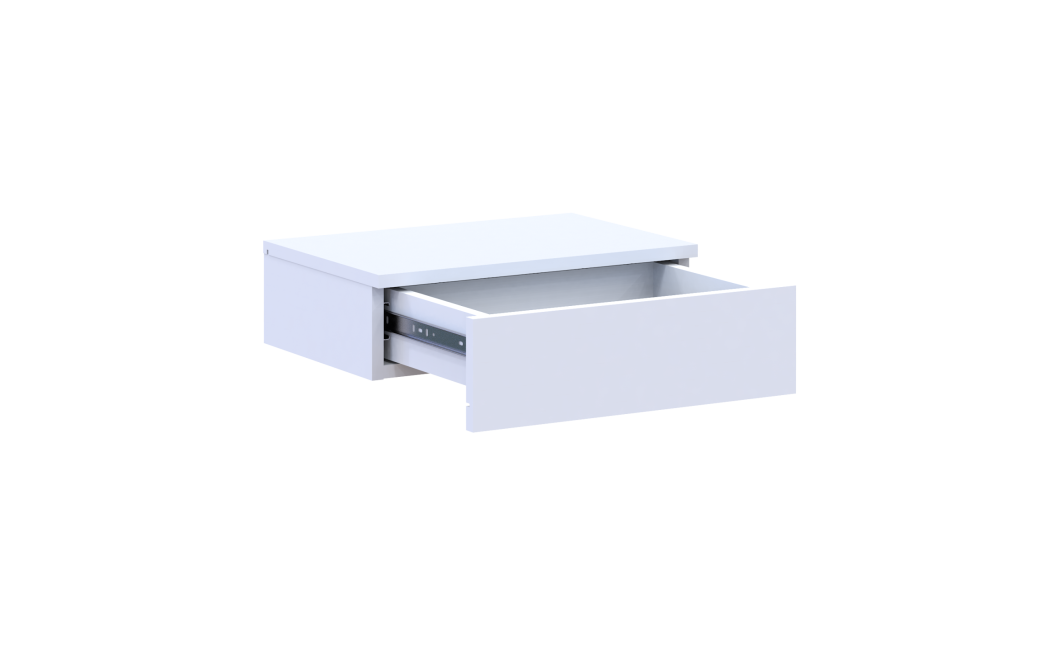 Nachttisch Doros Levia Weiß 46x31x15 (41516093)