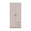 Kleiderschrank Doros Rondi mit Drehtüren Kaschmir 2 Türen 82x52x195 (80738467)