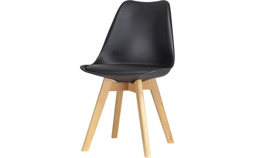 Stuhl-Set 2 Stk Doros Bin Schwarz 49x43x84 (42005076)