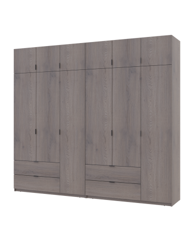 Kleiderschrank Doros Lukas Cannolo / Cannolo 3+3 Türen 270x50x240 (42005243)
