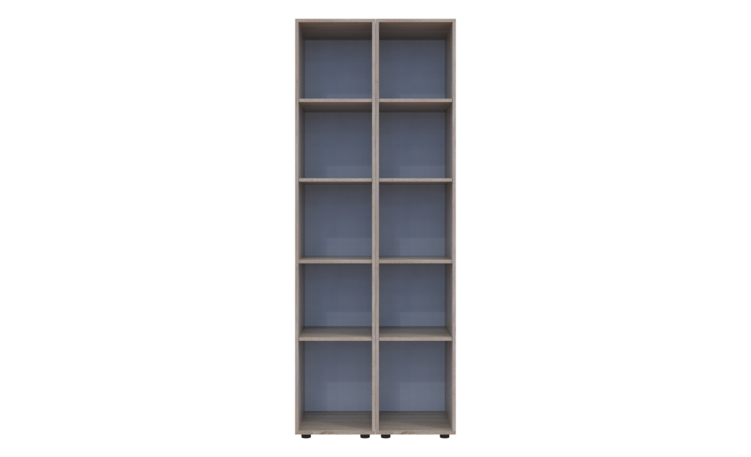 Kleiderschrank Set Doros Gelar Sonoma Eiche mit 2 Spiegeln 78x49,5x203,4 (42002165)