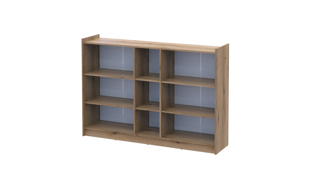 Schuhschrank Doros Kassel mit Spiegel Eiche Evoke 5 Türen 159×40×110 (42005502)