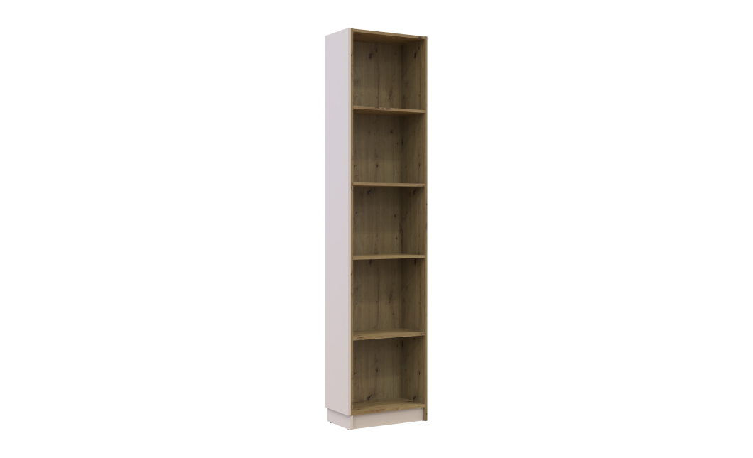 Regalsystem Doros Dale Kleiderschrank Artisan Eiche / Kaschmir 52x28x220 (44900333)