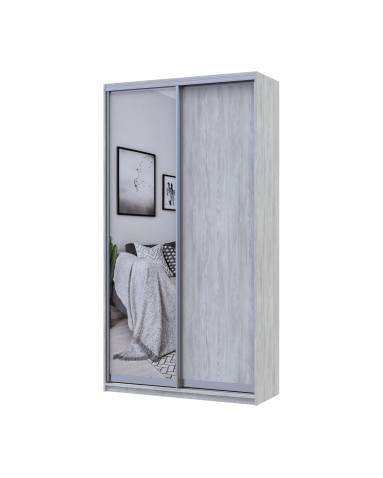 Kleiderschrank Doros City Light Natti Luc Schiebetüren 3 Türen 225x60x225 (80736526)