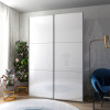 Kleiderschrank Doros G-Caiser Schiebetüren Weiß mit Glas 180x60x240 (42005017)