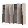 Kleiderschrank Doros Kasper Kaschmir 3+3 Türen 270x50x204 (42005516)