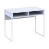 Schreibtisch Doros Bart Weiß mit Ablage 100x55x78,1 (41510124)