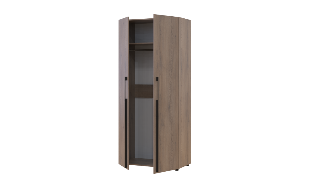 Kleiderschrank Doros Kasper Cremona Cannolo 2 Türen 90x50x204 (44900548)
