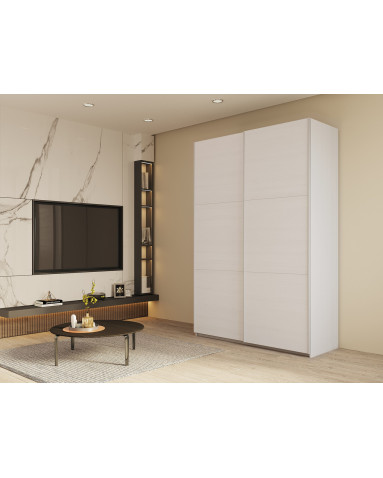 Kleiderschrank Doros G-Caiser Schiebetüren Weiß 2 Türen 180x60x240 (42002108)