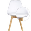 Stuhl-Set 2 Stk Doros Bin Weiß 49x43x84 (42005075)