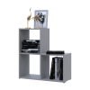 Regalsystem Doros Step 2x2 Grau offen 69x28,8x71,4 (41516177)