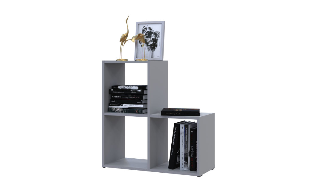 Regalsystem Doros Step 2x2 Grau offen 69x28,8x71,4 (41516177)