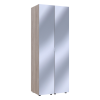 Kleiderschrank Set Doros Gelar Sonoma Eiche mit 2 Spiegeln 78x49,5x203,4 (42002165)