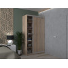 Kleiderschrank Doros City Light Schiebetüren Sonoma Eiche 2 Türen 120x45x225 (42002011)