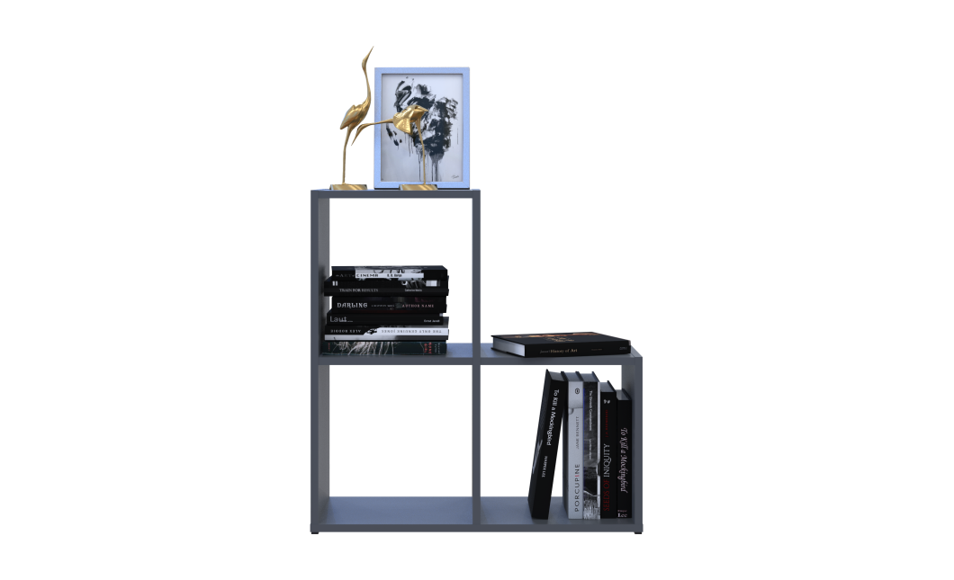 Regalsystem Doros Step 2x2 Graphitgrau offen 69x28,8x71,4 (41516157)