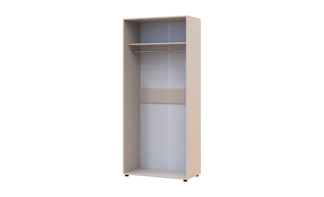 Kleiderschrank Doros Kasper Kaschmir 2 Türen 90x50x204 (44900547)