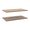 Regalböden Doros Kassel 2er-Set Ewok Eiche 61,5x34,5x1,6 (41516222)