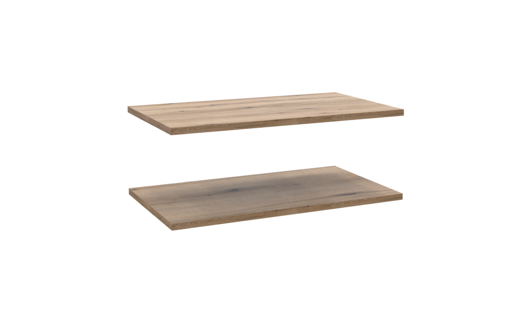 Regalböden Doros Kassel 2er-Set Ewok Eiche 61,5x34,5x1,6 (41516222)