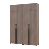Kleiderschrank mit Aufsatz Doros Kasper Cremona Cannolo 2+2 Türen 180x50x245 (42005523)