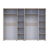 Kleiderschrank Doros Kasper Kaschmir 3+3 Türen 270x50x204 (42005516)