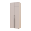 Kleiderschrank mit Aufsatz Doros Kasper Kaschmir 2 Türen 90x50x245 (42005518)