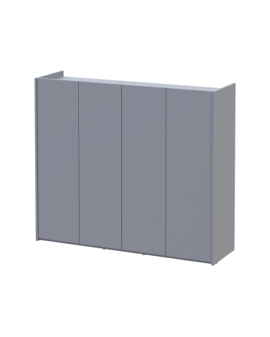 Schuhschrank Doros Kassel Grau 4 Türen 128x40x110 (41516226)
