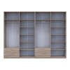Kleiderschrank Doros Lukas Sonoma Eiche 4+4 Türen 320x50x240 (42005127)