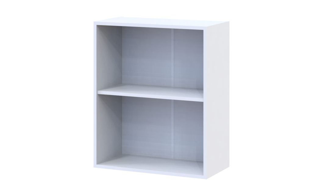 Leia Küche Doros M72_SZ60 Oberschrank links Weiß Sonoma Eiche Möbelplatte 60x31,6x72 (81359337.1)