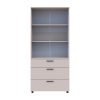 Kleiderschrank Doros Thorn Kaschmir 2 Türen 3 Schubladen Böden 90x51,6x200 (44900450)
