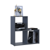 Regalsystem Doros Step 2x2 Graphitgrau offen 69x28,8x71,4 (41516157)