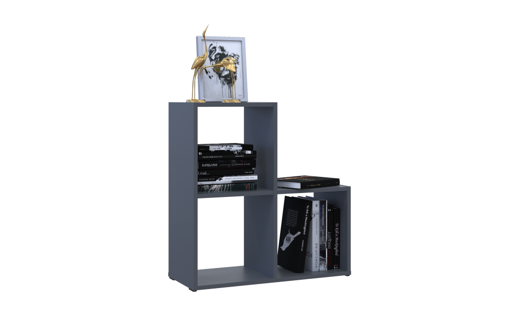 Regalsystem Doros Step 2x2 Graphitgrau offen 69x28,8x71,4 (41516157)