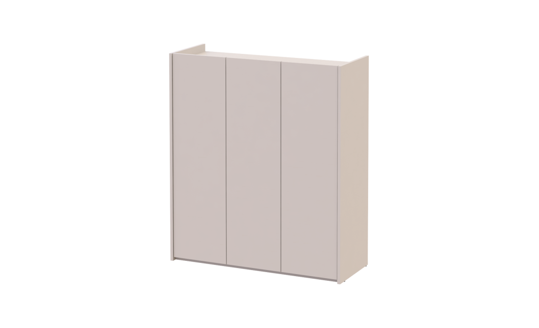 Schuhschrank Doros Kassel Kaschmir 3 Türen 97x40x110 (41516209)