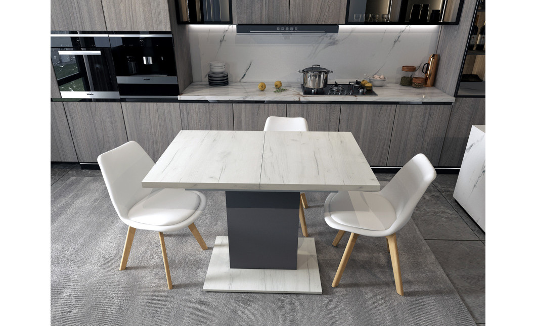 Stuhl-Set 2 Stk Doros Bin Weiß 49x43x84 (42005075)
