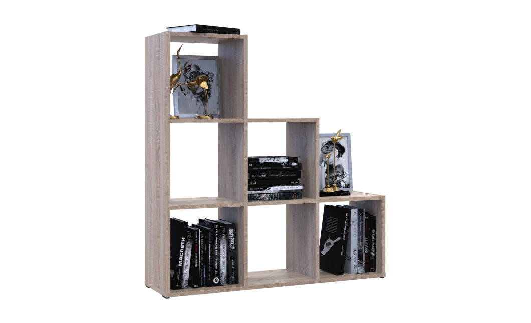 Regalsystem Doros Step 3x3 Sonoma Eiche offen 102,6x28,8x106,1 (41516160)