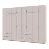 Kleiderschrank-Set Doros Lukas Kaschmir 4+4 Türen 320x50x240 (42005128)