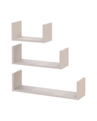 Regal-Set Doros Feel Kaschmir 3-teilig 30/45/60x15x15 (41516079)