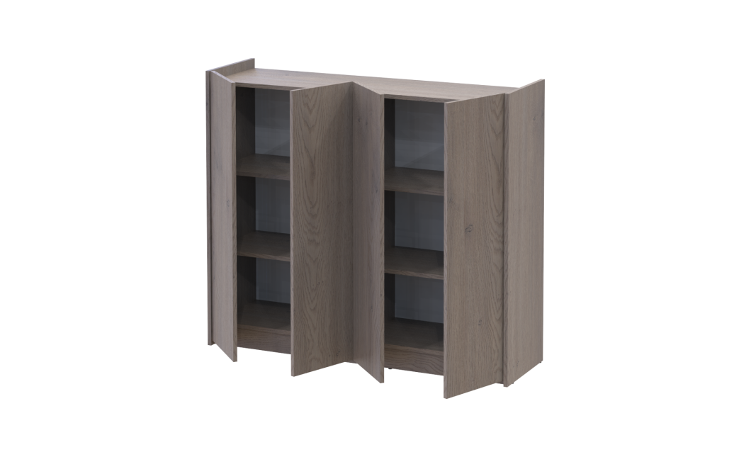 Kommode Doros Kassel Cannolo 4 Türen 128x40x110 (41516216)