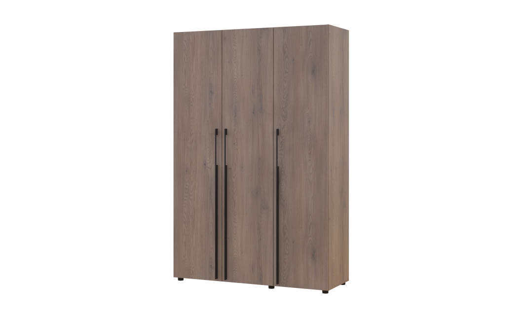 Kleiderschrank Doros Kasper Cremona Cannolo 3 Türen 135x50x204 (44900550)