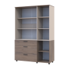 Kleiderschrank Doros Thorn Cremona Cannolo/Kaschmir 3 Türen 3 Schubladen Böden 135x51,6x200 (44900502)